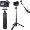 REYGEAK Selfie Stick Treppiede Magnetico per DJI Osmo Action 6/Osmo Nano, manico estensibile per fotocamera con montaggio a sgancio rapido, testa a sfera a 360° per video verticali, treppiede compatto