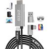 ZNZB Scheda di acquisizione video con PD 100W per Meta Quest 2/3/3s, Adattatore HDMI a USB C/A 1080P60, capture card Plug & Play per Streaming, Registrazione giochi, OBS, Switch, PS4/5, Xbox, Fotocamera,VR