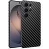 TF Skins Skin compatibili con Samsung Galaxy S26 & S26 Ultra, pellicola protettiva 360° Full Coverage o Back Only (Full Coverage, Carbon Nero, Galaxy S26 Ultra)