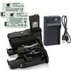DSTE BG-E8 Battery Grip + 2X LP-E8 Battery + USB Charger Compatibile per Canon EOS 550D 600D 650D 700D Rebel T2i T3i T4i T5i