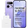 realme 16 Pro 5G Smartphone, Fotocamera Periscopica Sony, 8GB RAM +512GB ROM, Display Curvo 120Hz, Snapdragon 7s Gen 2, Ricarica 67W SUPERVOOC, Dual SIM Android, Oro premium