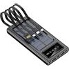TexLom Power Bank 1000mAh con Cavi Integrati e Display LED, Caricabatterie Portatile Universale con Porte USB/Type-C, Ricarica Rapida Compatible per Smartphone e Tablet (Modello 2)