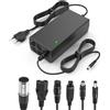 LabTEC 54,6 V 48 V 5 A Caricatore per Bici Elettriche Cavo di Ricarica Universale per Batterie agli Ioni di Litio, per Batterie al Litio 48 V 2 A 13 S, Scooter Elettrici