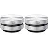 Lechnical Altoparlanti a conduzione ossea,2PCS Altoparlante BT senza fili Altoparlanti a conduzione ossea Mini Portatile Forte Stereo Suono Built-in Mic Sound Box