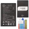 E-yiiviil - Batteria di ricambio BL-46G1F compatibile con LG K10 2017, K121K, K121L, K121S, M250N, K20 Plus con strumenti