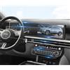 BIBIBO 4 pellicole protettive per schermo Hyundai Tucson 2025 Hyundai Tucson/2025 Hyundai Santa Cruz da 12,3 pollici Navigatin Display e protezione dello schermo dell'aria condizionata [antiriflesso e