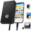 iDiskk Disco rigido esterno per iPhone da 500 GB, certificato Apple, backup automatico di foto e file, archiviazione foto portatile per iPhone 17/16/15, iPad, Android, MacBook PC