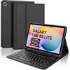 IVEOPPE Tastiera per Samsung Galaxy Tab S6 Lite, Custodia Cover con Rimovibile Bluetooth Tastiera Italiano per Samsung Galaxy S6 Lite 2024/2022/2020, Nero