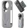 Honbobo Custodia protettiva per Insta360 X5, Silicone Camera Custodia Copertura della manica Protettore Accessori per Insta360 X5 (Grey)