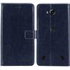 TienJueShi Blu Scuro Premium Retro Business Stand Portafoglio Caso in Pelle Case Copertina Custodia Protettiva Cover Skin per Doogee S60 Lite 5.2 inch