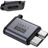 Yowfond 1 adattatore da USB C a Micro B, USB 3.0 10 Gbps compatibile con Toshiba, HDD, Seagate, WD, Galaxy S5 Note 3, HDD ecc