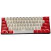 Topwang Keycaps, 61 PBT Keys Keycaps Mechanical Keyboard Keycaps Double Backlit Word Transparent Color Gaming keycaps for US Layout Keyboard for Cherry MX (Only Sell keycaps) keycaps