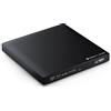 techPulse120 Esterno UHD USB 3.1 4K-Ultra HD Masterizzatore Lettore Blu-ray Blue BD Player BDXL Burner per PC USB-C M-Disc lettori BluRay 4K USB UltraHD nativo Alu Nero