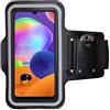 CoverKingz Borsa da braccio CoverKingz per Samsung Galaxy A31 Polsino sportivo con tasca portachiavi, polsino da corsa fitness, polsino per cellulare nero