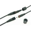 Liwinting Cavo di Prolunga CC Impermeabile 3,5 x 1,35 mm Cavo di Collegamento per Luci Esterne per Luci Solari da Giardino 3 metri,2pcs Nero