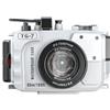 YaelHelens TG-7 Custodia Impermeabile per Fotocamera Subacquea, Impermeabile fino a 60m/195ft, Materiale PC con Guarnizione O-Ring, Compatibile con Olympus OM System Tough TG-7 (Bianco)