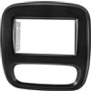 tomzz Audio 2439-003 Cornice radio doppio DIN Compatibile con Opel Vivaro B dal 2014 Renault Trafic III dal 2014 Fiat Talento dal 2016 nero Climatizzatore manuale