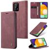 Sojlecyu Cover per Samsung Galaxy A53 5G Custodia, a Libro Portafoglio in Premium Pelle PU Porta Carte Flip Case Supporto Protezione Case Cover per Samsung Galaxy A53 5G, Vino Rosso