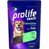 Generico snack cane 90gr Prolife sensitive (unica, adulto pesce)