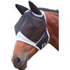 Générique Maschera anti-mosche cavallo - Rete traspirante semi-viso con orecchie | elastica UV per equidi, per bestiame fattoria campagna per tutte le stagioni