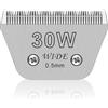 AUDOC Lame Rimovibili Larghe 30W per la toelettatura degli Animali Domestici,compatibili con tosatrici Andis,Oster A5,Wahl KM10/Moser 45/Masterclip A5,Lunghezza di Taglio 0,5 mm (1/50 di Pollice)