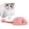 Generic Giocattoli per gatti, topi giocattolo realistici per gatti, gioco elastico automatico con suono masticatore interattivo per caccia, gioco per animali domestici, per interni ed esterni, casa, gattino