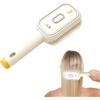 Generic Spazzola a vapore senza fili, pettine lisciante per capelli, strumento districante antistatico, spazzola per capelli riscaldata per bagno, camera da , casa, salone, viaggi, hotel, donne, 12 x 6,7