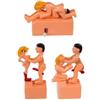 realGOOS Action figure umoristica con carica manuale di due amanti che fanno sesso gadget per adulti 18+