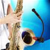 Sassofono microfono microfono sistema clip su strumenti musicali tromba