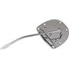 1 Set di Saddle Tremolo Trem Bridge System Silver per Chitarre Master