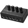 Mixer audio a 4 canali Console DJ digitale per trasmissioni in diretta di