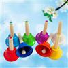 Campanelli a campana a mano in metallo arcobaleno a 8 note set di giocattoli per