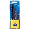 Fisch 01200005K - Set di 5 punte a spirale per legno, 4-10 mm