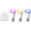 Philips Hue Luci Philips Hue bianca e a colori, Sintetico, White, E27, 10 wattsW 230 voltsV