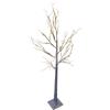 Jandei - Albero a LED decorativo natalizio, altezza 150 cm, bianco caldo 3000 K, 80 LED, 24 V, trasformatore incluso, per casa, salotti, feste interne ed esterne