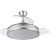 Eden pulse Ventilatore argento 72 W 6120 lm, 3 pale 3 temperature, 32/47 x 50/110 cm