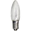 Best Season Lampadina di ricambio per candele, E10, 3 W/14 V, 3 pezzi su carta 306-55, trasparente