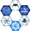 Paladone Luci LED Esagono PlayStation Merchandise Ufficiale, Decorazione Personalizzabile per Stanza di Gioco, Luce Controllata da Telecomando & Modalità Reattiva alla Musica