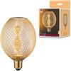 Paulmann 29088 Metallic Glow Edition lampadina a LED standard 230V Globe E27 elicoidale 3,5W 130lm 110 mm ottone metallo 1800K