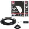 Paulmann 92251 - Faretto da incasso LED Sormus IP65, rotondo, 100 mm, 4,8/1,5 W, 560 lm, 180 lm, 230 V, 3000 K, colore: Nero