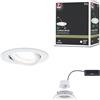 Paulmann 92453 Faretto da Incasso LED Nova Angolo Rotondo 84 mm 50° 2,8 W 505lm 230V 4000K Bianco Smerigliato