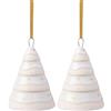 like. by Villeroy & Boch Winter Glow addobbo albero di Natale, 6x6x7,5 cm (Confezione da 2)