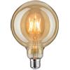 Paulmann 28403 Lampadina LED Vintage Globe 125 lampadina 6,5 Watt dorato lampada decorativa illuminazione 1700 K E27