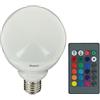 XANLITE Lampadina LED A60 - Attacco E27 - 5 W cons. (60 W Eq.) - Luce bianca calda o RGB con telecomando