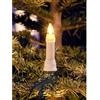 Konstsmide 1013 - 020 catena albero LED con/albero/per esterni (IP44) bianchi Certificato VDE/Trasformatore esterno 24 V/One String/16 diodi a luce bianca calda/cavo verde
