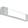 Eglo LED Applique da parete Siderno, lampada da parete a 1 fiamma, lampada | a LED per specchio in acciaio e plastica, lampada da bagno cromata satinata, LED per ambienti umidi, IP 44, L 35 cm