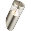 Globo - Lampada da parete per esterni illuminazione Fosca, argento
