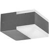 RABALUX 8060 a +, aussend Bona - Lampada da parete, metallo, integrato, antracite, 11, 2 x 56 x 11 cm