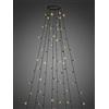 Konstsmide - Accappatoio per albero a LED, con illuminazione controllata da app, in plastica, colore: nero