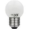 LAES 987324 Lampadina sferica LED E27, 0,9 W, Bianco, 45 x 72 mm